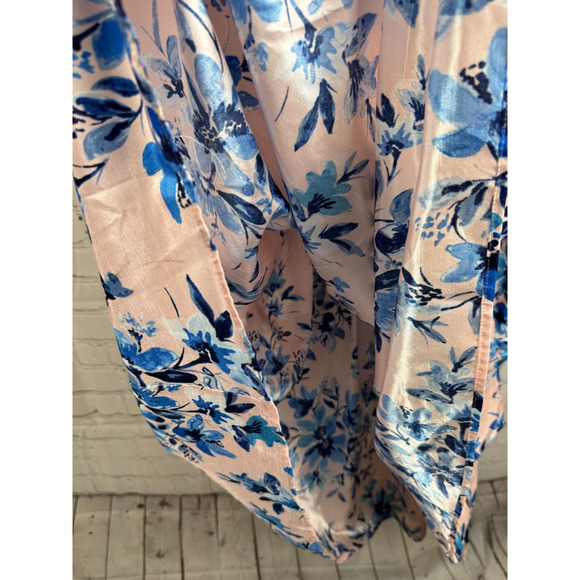 JESSICA HOWARD pink blue floral fit & flare sleeveless dress size 14 NWOT - Picture 7 of 10